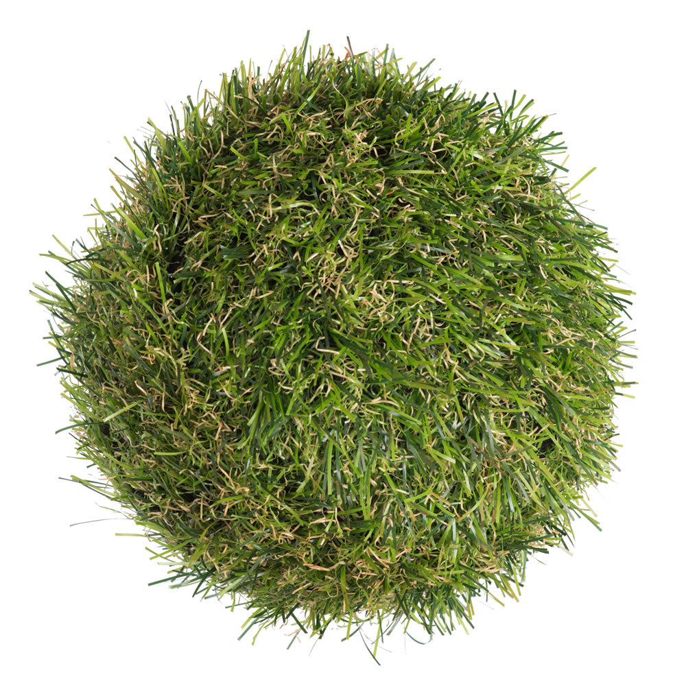 Vickerman 5.5” Green Grass Ball Ornament 4/Pk - FO182601