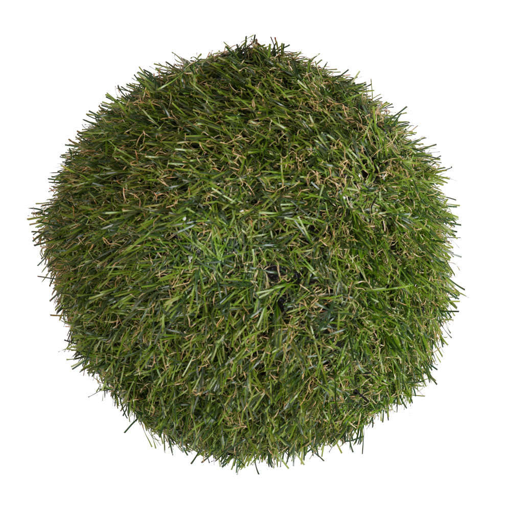 Vickerman 7” Green Grass Ball Ornament 2/Pk - FO182602