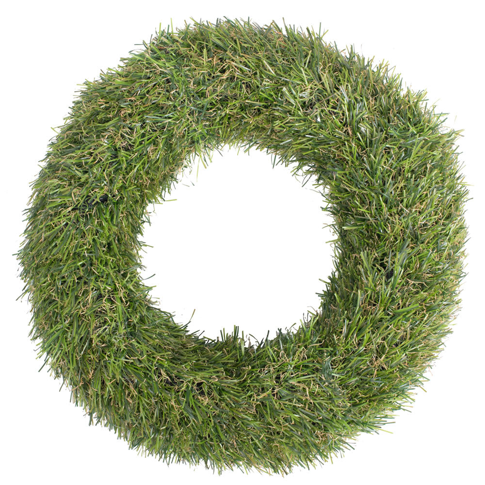 Vickerman 10” Green Grass Wreath 2/Pk - FO182701