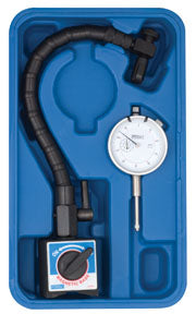Flex Arm Base & White Face Dial Indicator  Combo