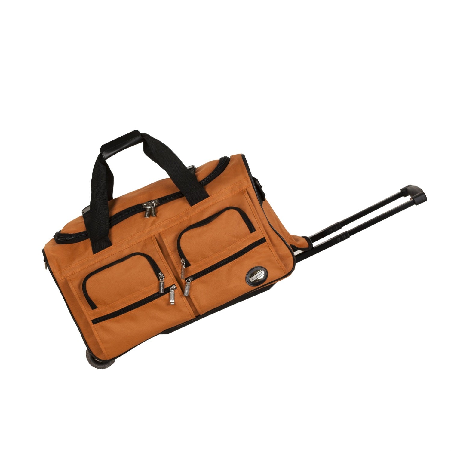 22 Inch  ROLLING DUFFLE BAG - ORANGE