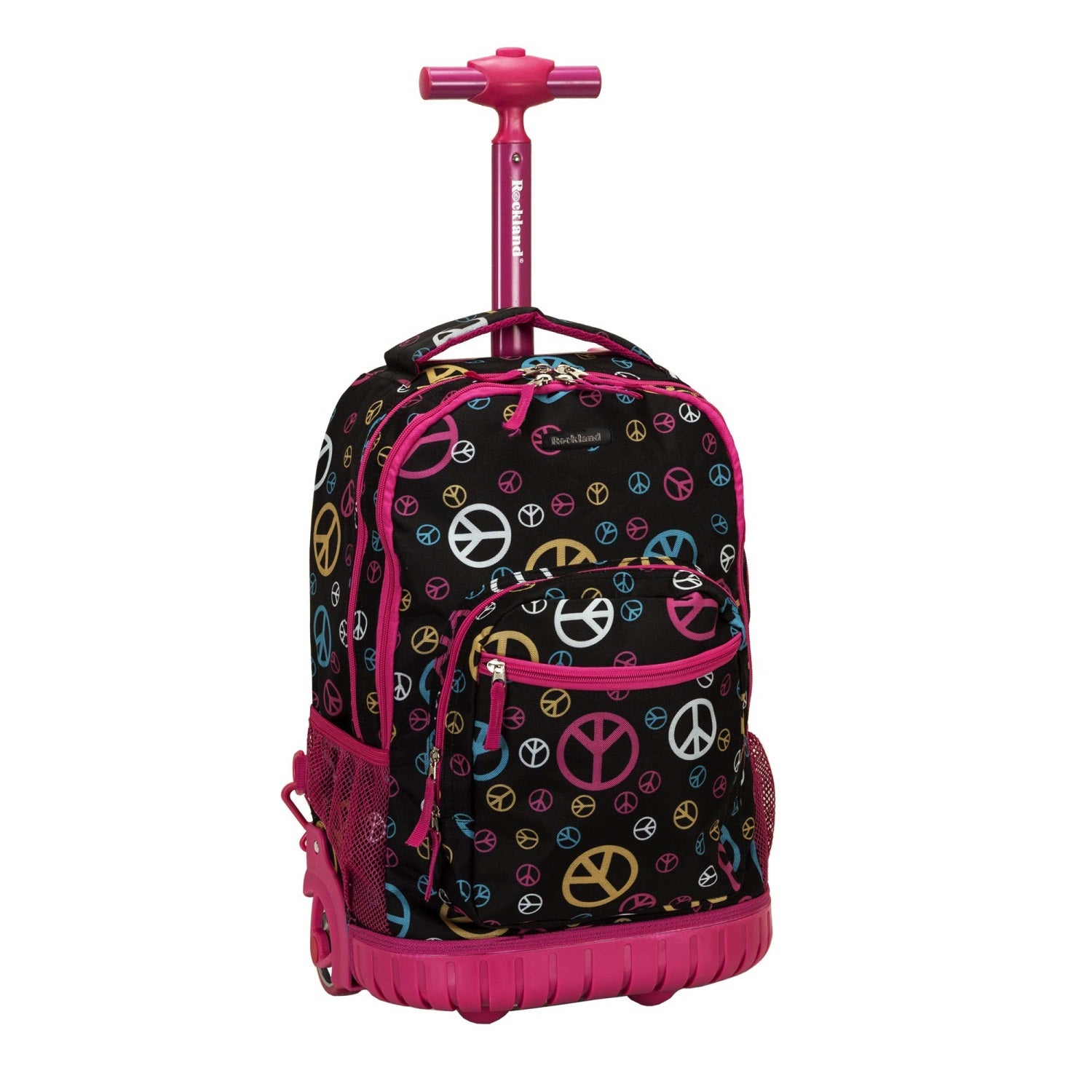 19 Inch  ROLLING BACKPACK - PEACE
