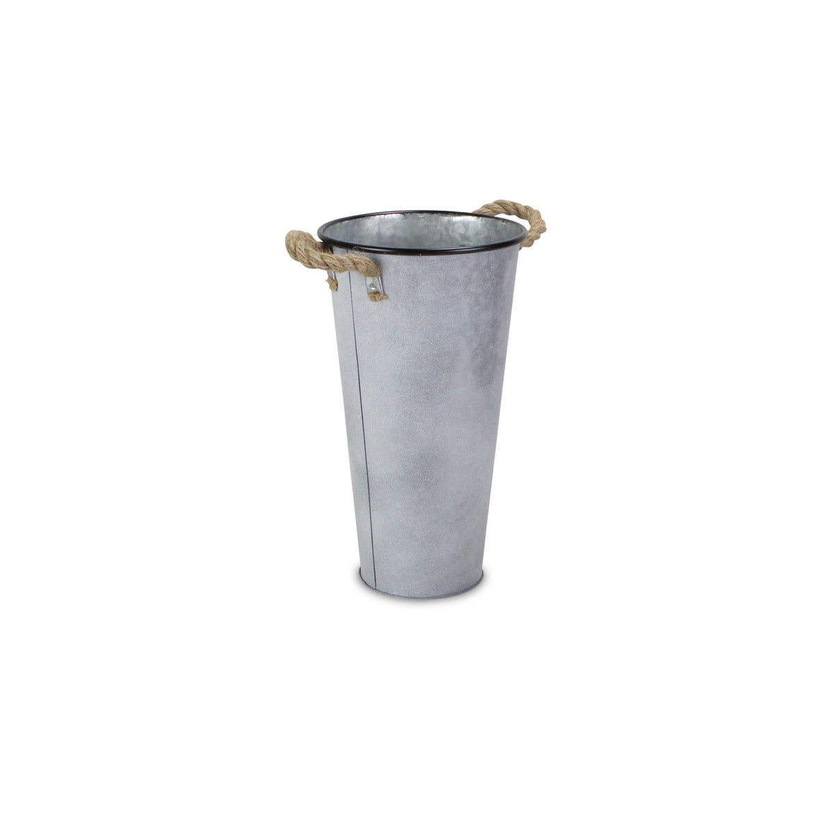 Sylvie Galvanized French Style Bucket - Small - 17