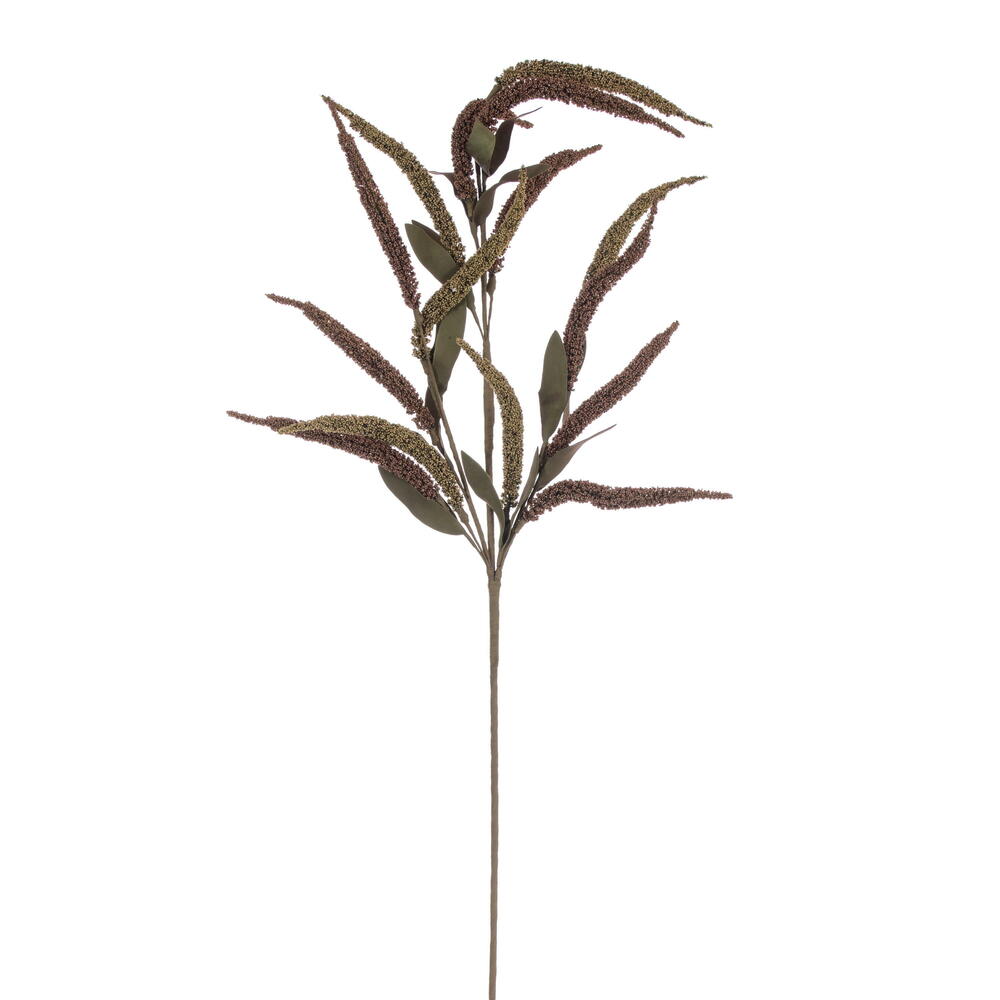 35” Light Green/Brown Heather Spray 3/Bg