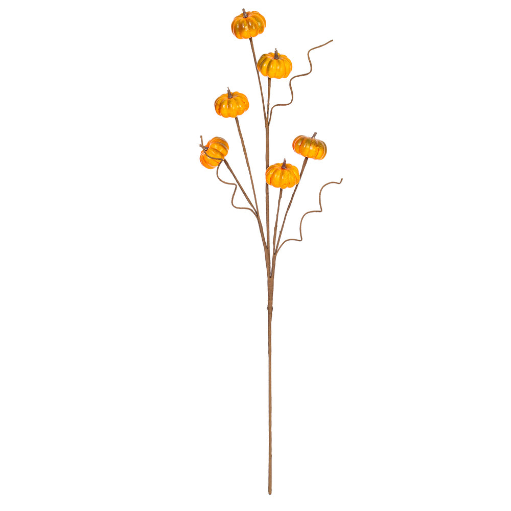 32” Light Orange Pumpkin Spray 2/Bag
