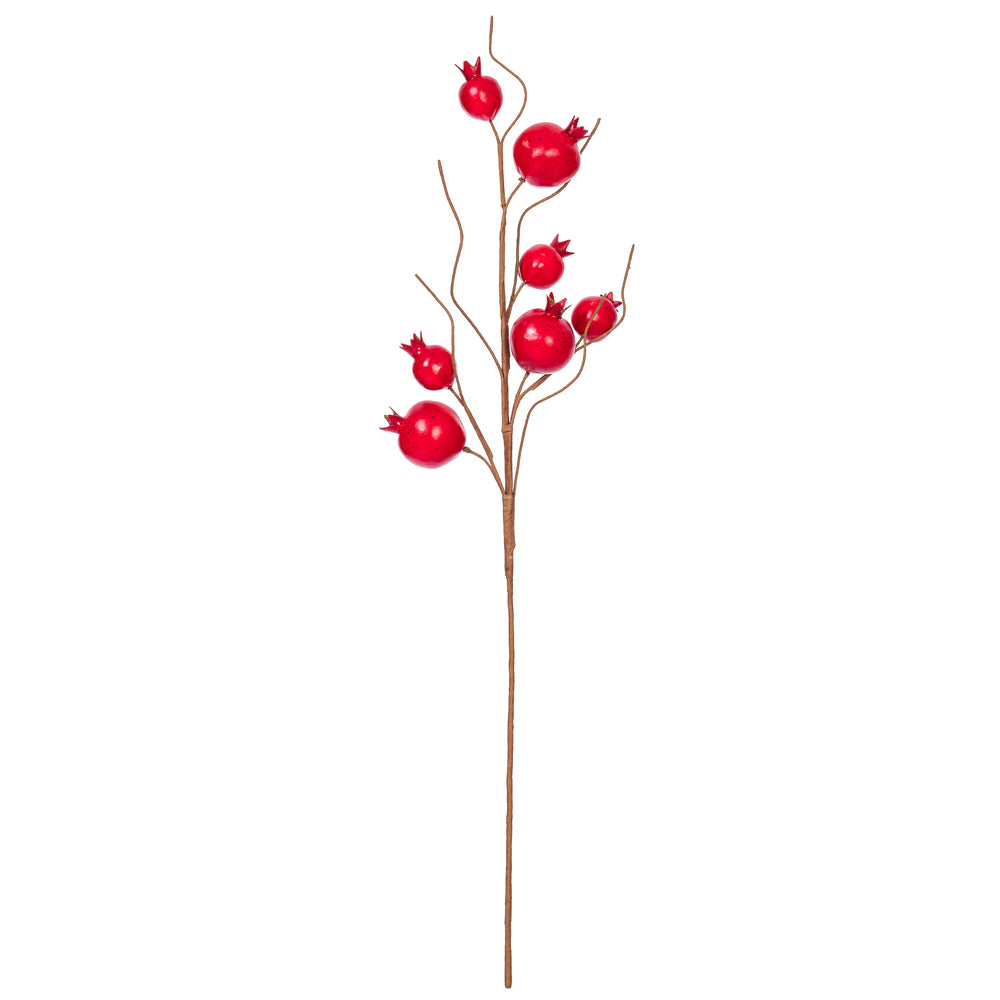 31″ Red Pomegranate Spray 3/Bag