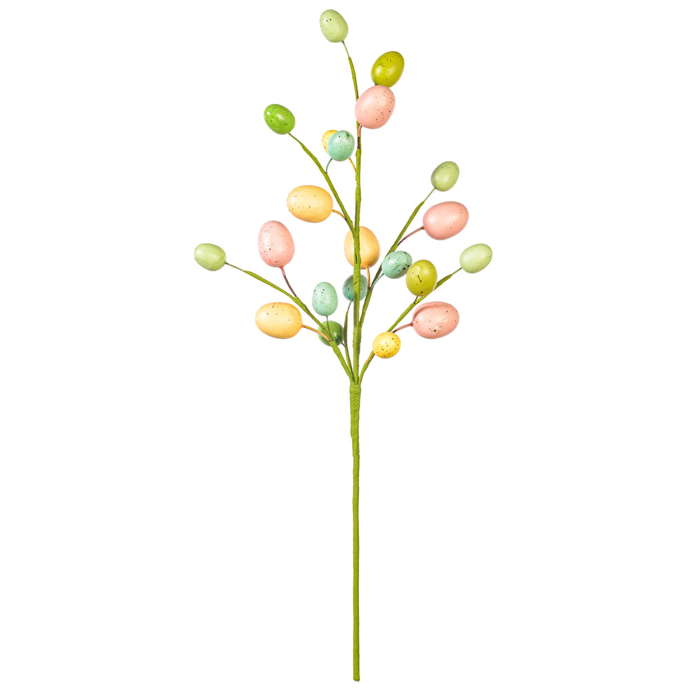 24” Pastel Easter Egg Spray 2/Bag