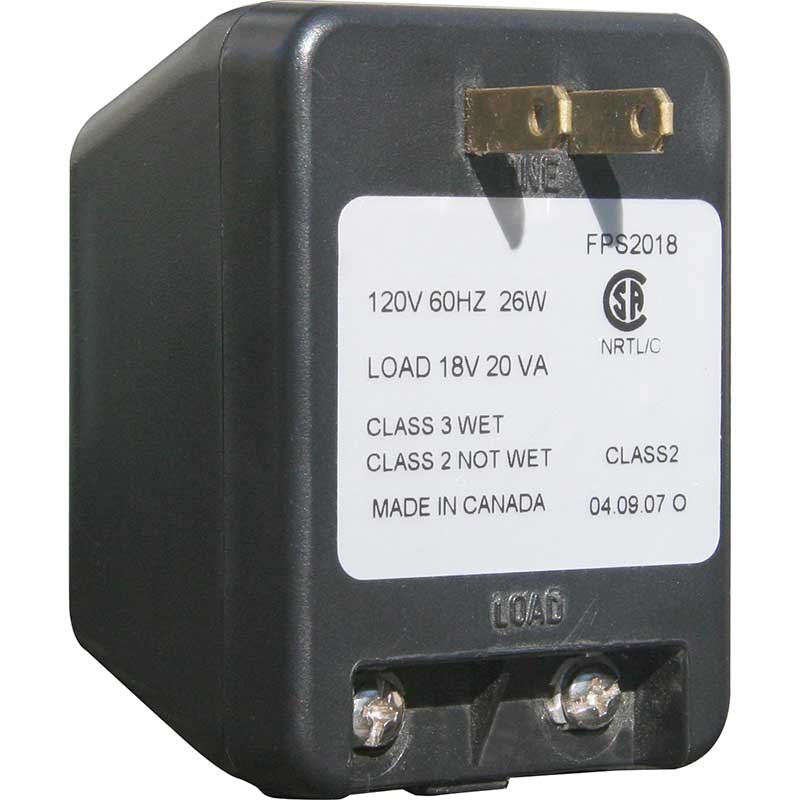 Plug-In Transformer For Edgewood And Bayside Estate Lighted Address Plaques