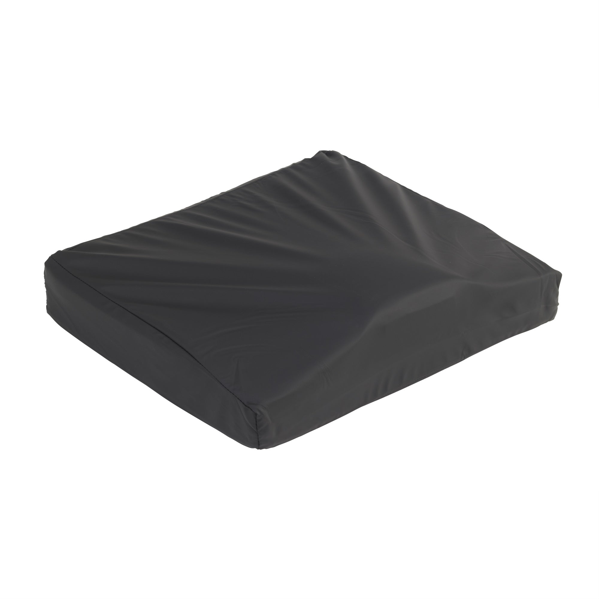 Drive Medical Titanium Gel/Foam Wheelchair Cushion, 18 x 18 Inch, Black