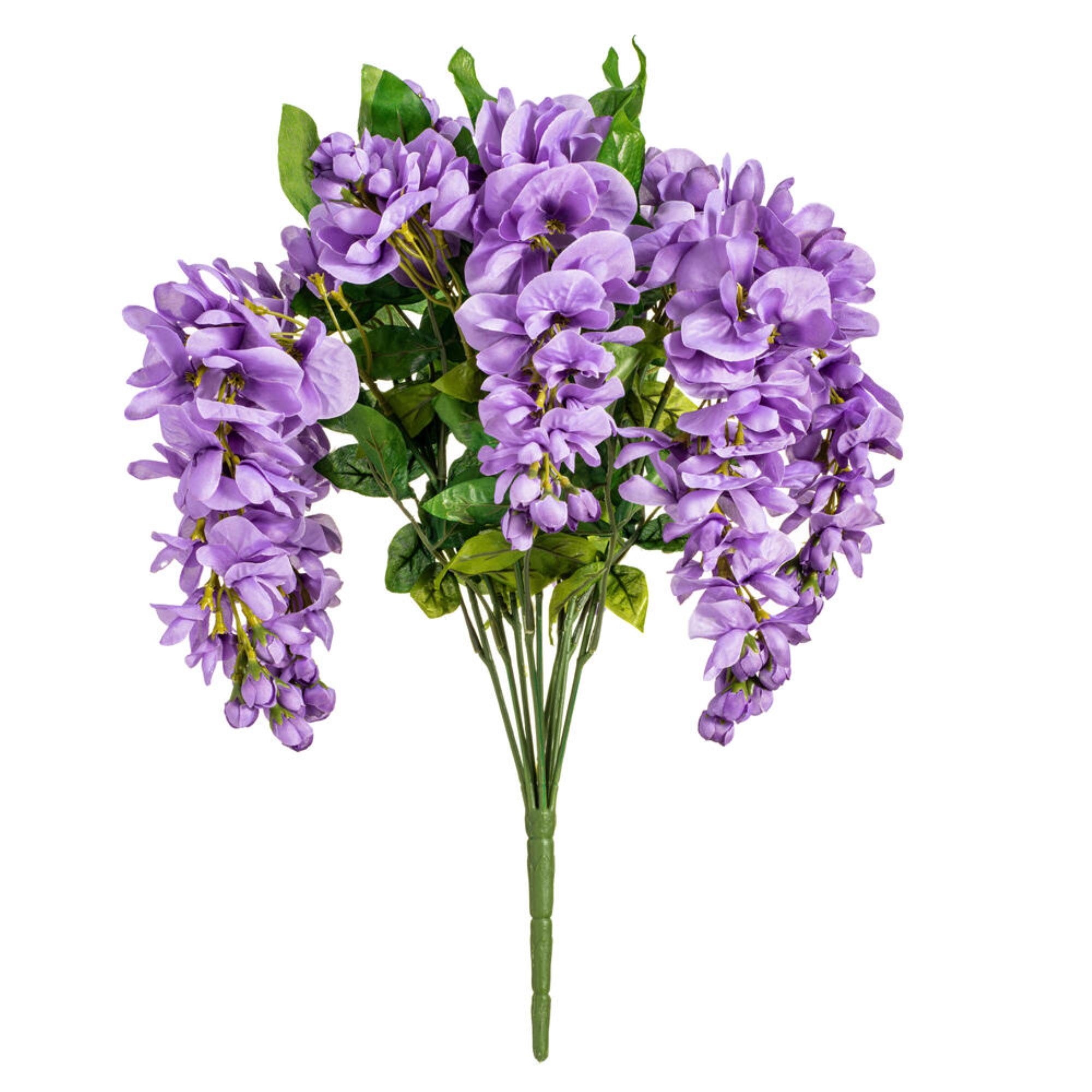 Vickerman 19″ Artificial Lavender Wisteria Bush