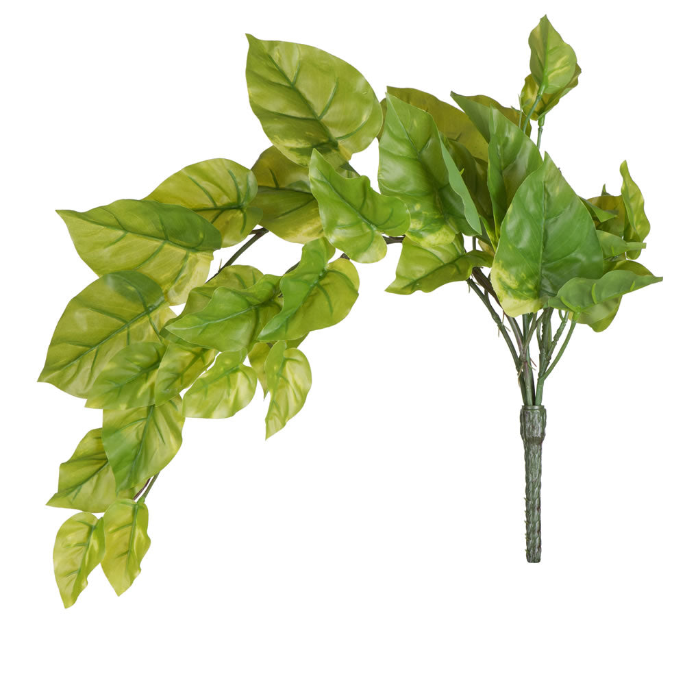 Vickerman 24” Green Pothos Bush Vine 2/Pk - FQ181401