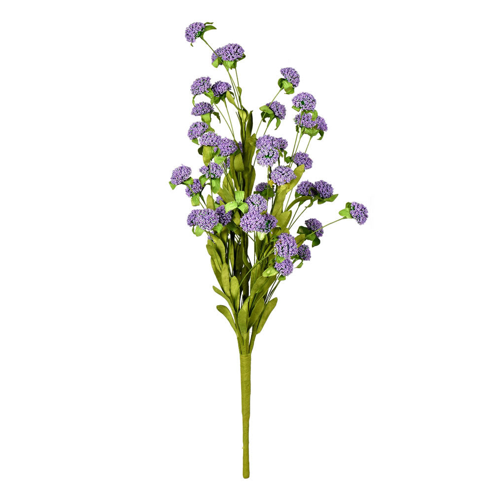 Vickerman 23” Purple Thistle Bush Spray Pk/2 - FQ191123
