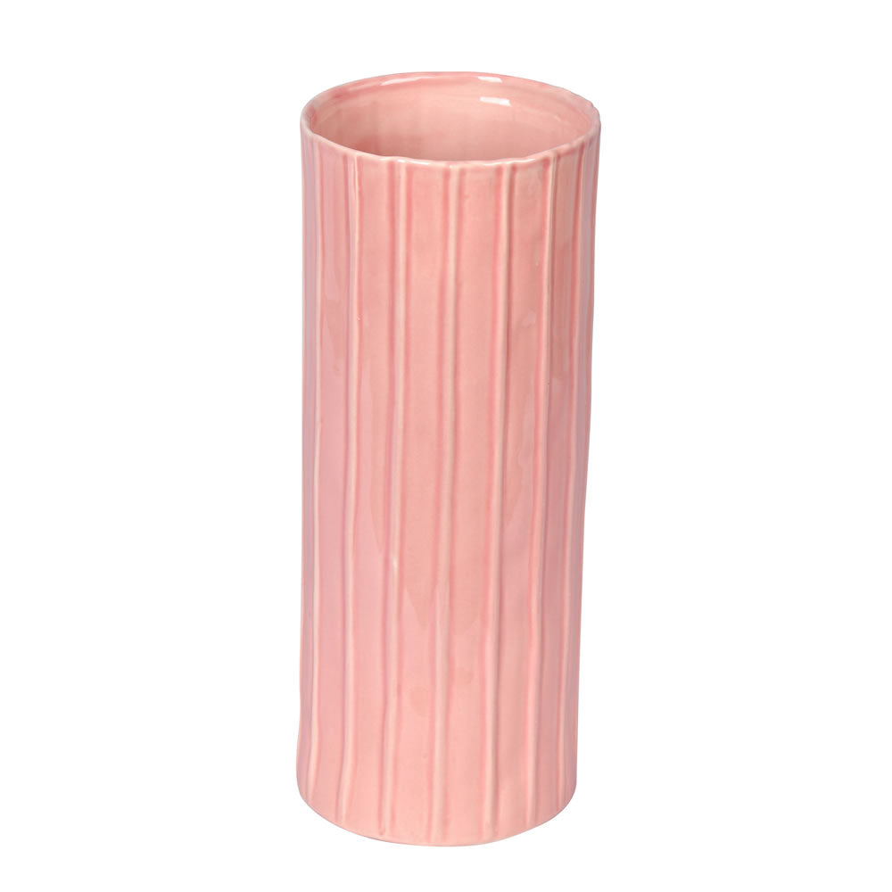 Vickerman 11” Sand Pink Ceramic Pot - FQ198411
