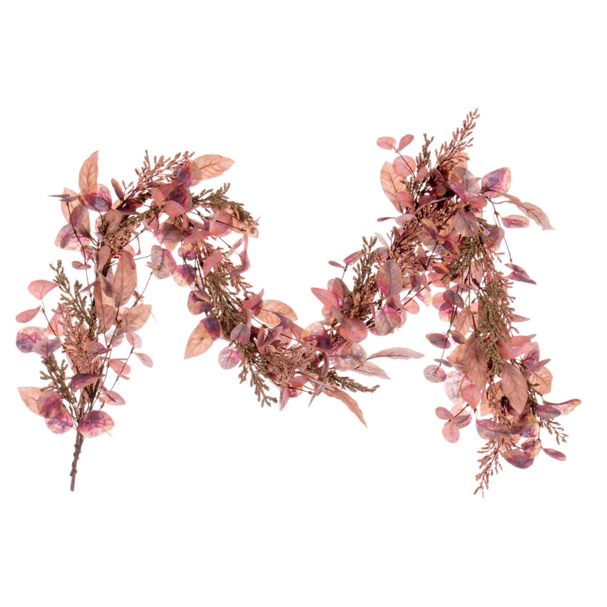 5' Dusty Rose Fall Eucalyp/Berry Garland