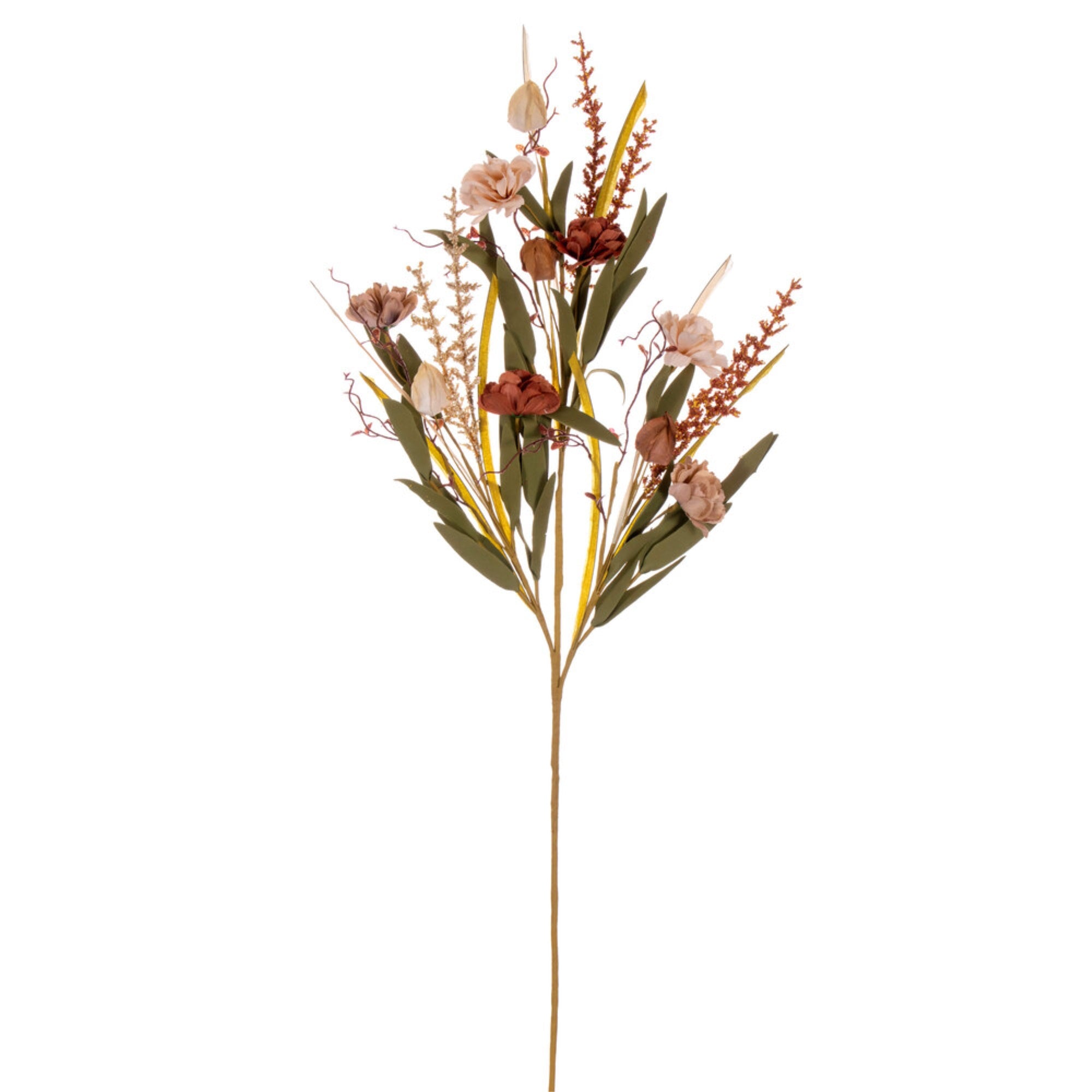 31” Brn/Crm Carnation/Lantern Spry 2/Bag