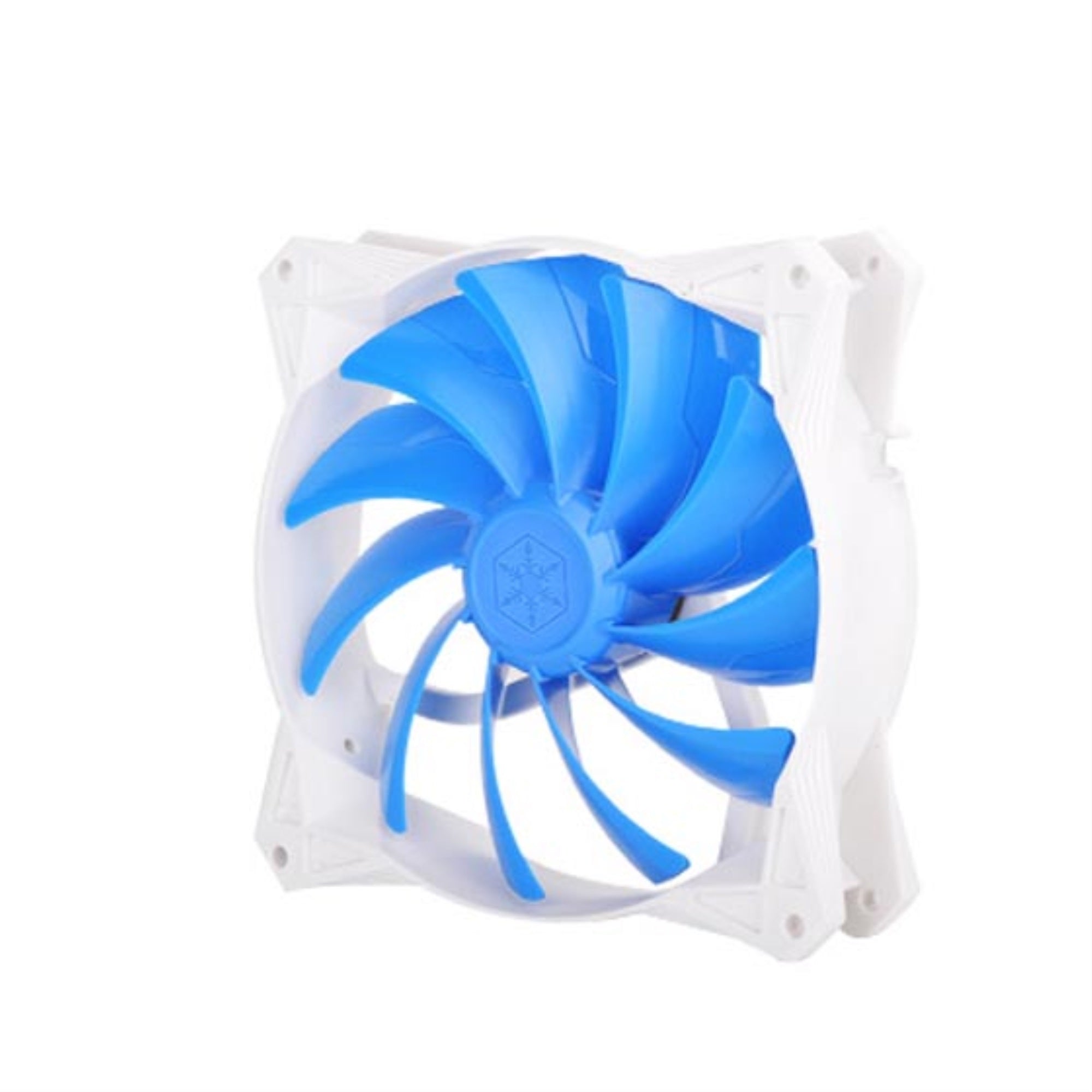 92X92X25Mm /  Mixed Blue Blade Design With White Frame / 4Pin Fan With Pwm/ Pcf Bearing