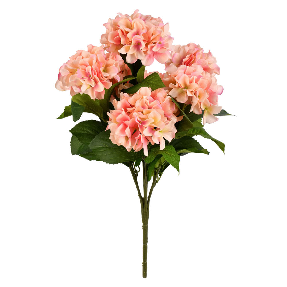 Vickerman 21” Pink Hydrangea Bush - FR190279