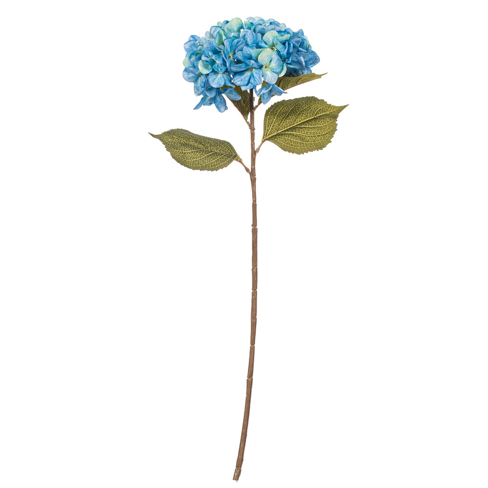 32.5 x 9” Blue Hydrangea Stem 3/Bag