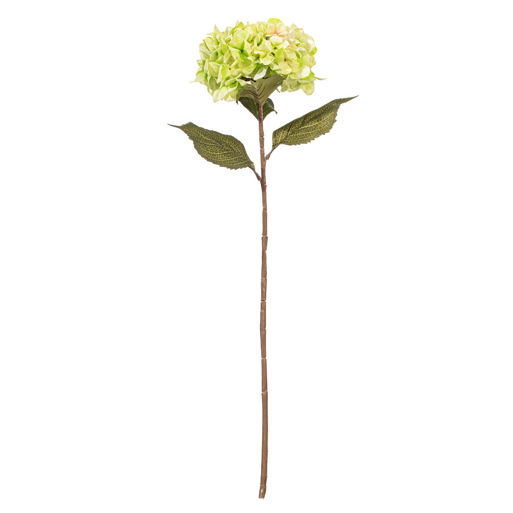 32.5” x 9” Green Hydrangea Stem 3/Bag