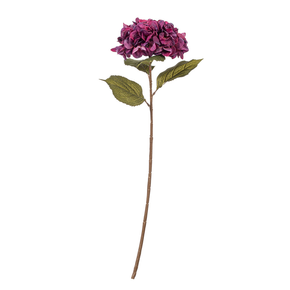 32.5” x 9” Burgundy Hydrangea Stem 3/Bag