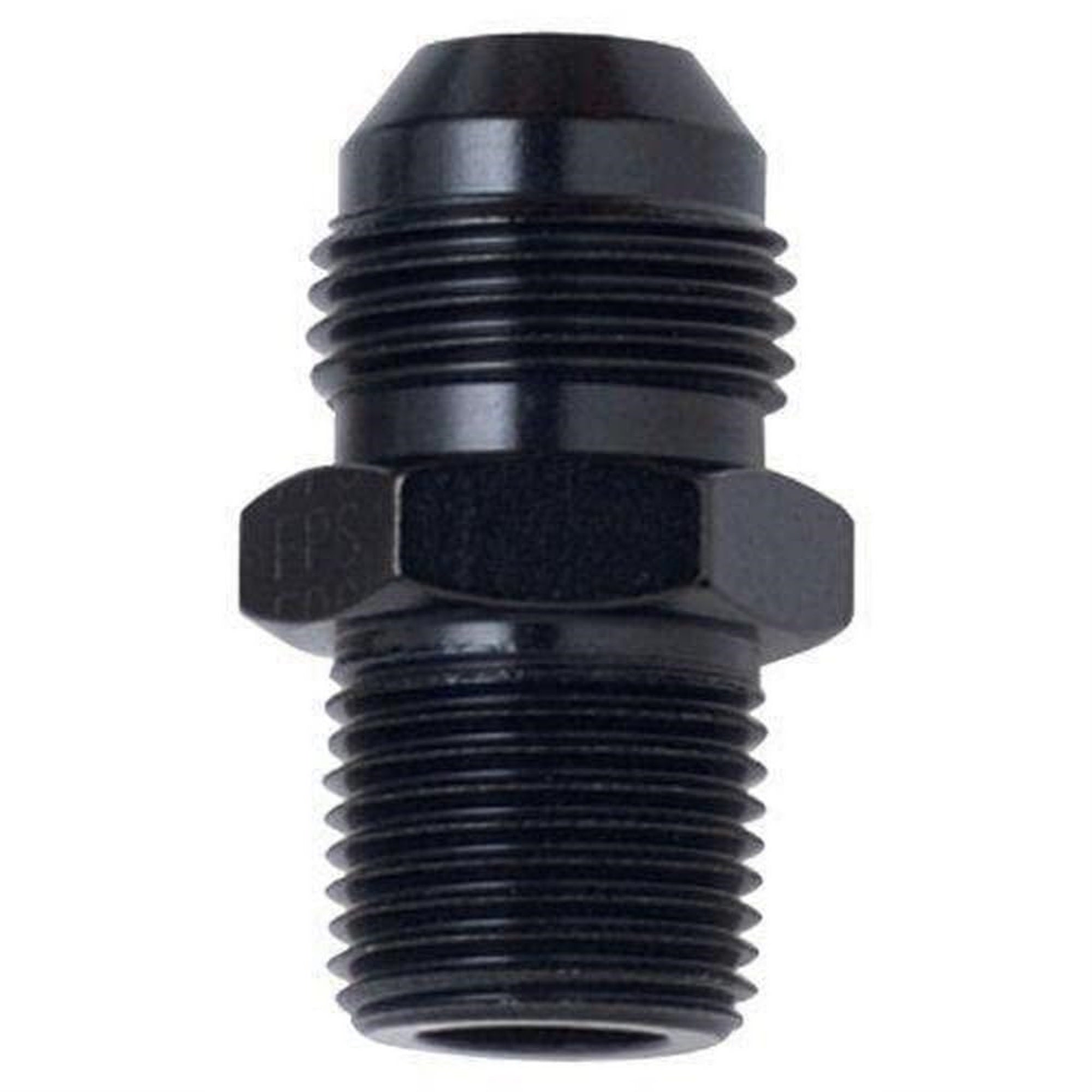 Fragola 481611-Bl Black Size (-10) X 3/8' Mpt Straight Adapter Fitting