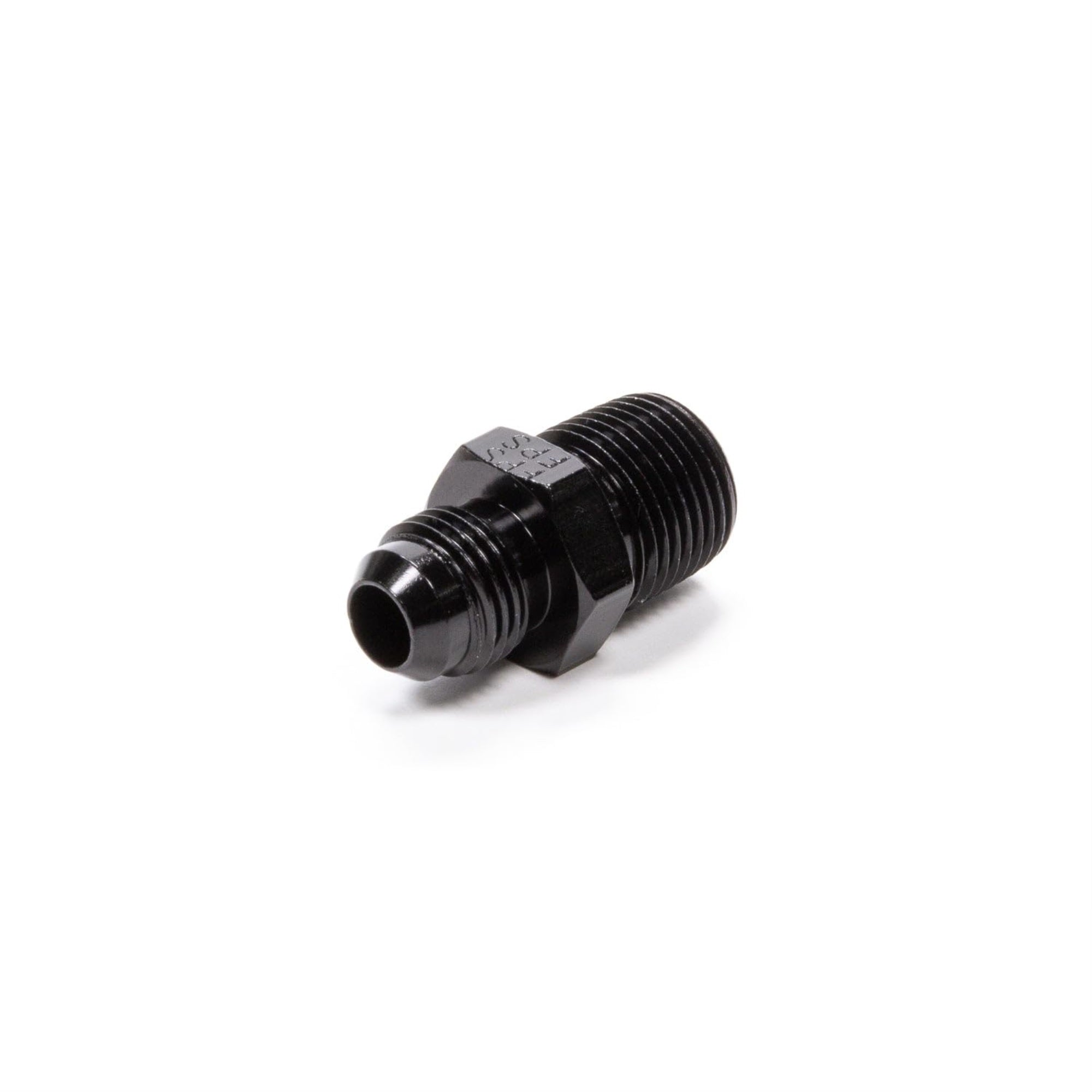Fragola -6An X 3/8 Npt Straight Adapter - Black