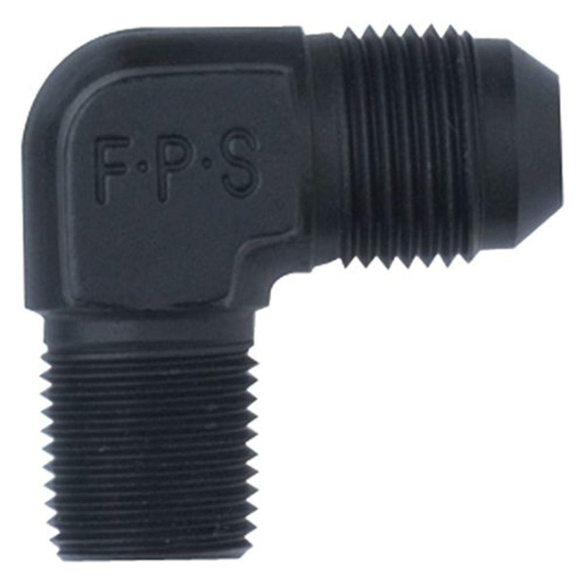 Fragola 482206-Bl Black Size (-6) X 1/4' Mpt 90 Adapter Fitting