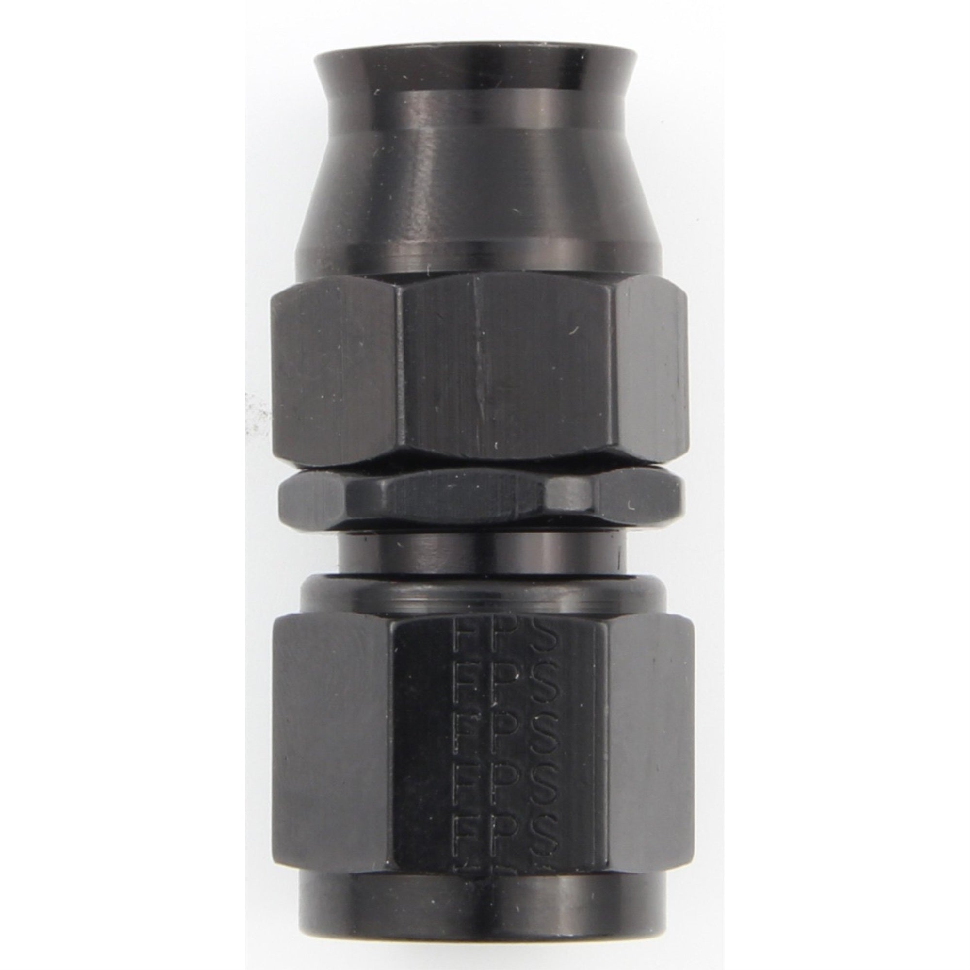 Fragola 680108-Bl Black Size (-8) Straight Ptfe Hose Fitting