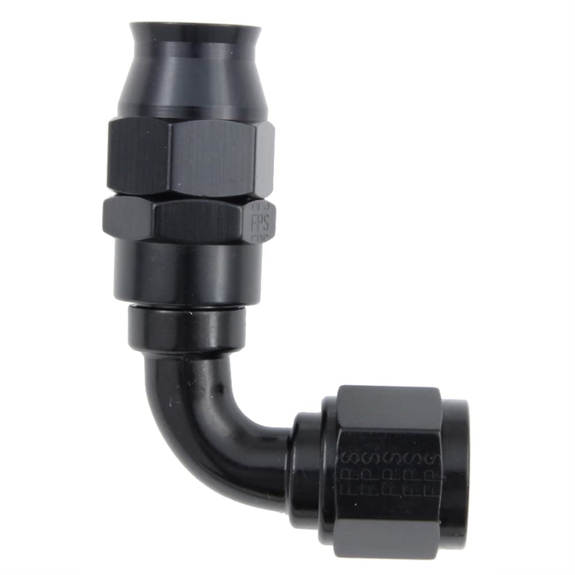 Fragola 689006-Bl Black Size (-6) 90 Ptfe Hose Fitting