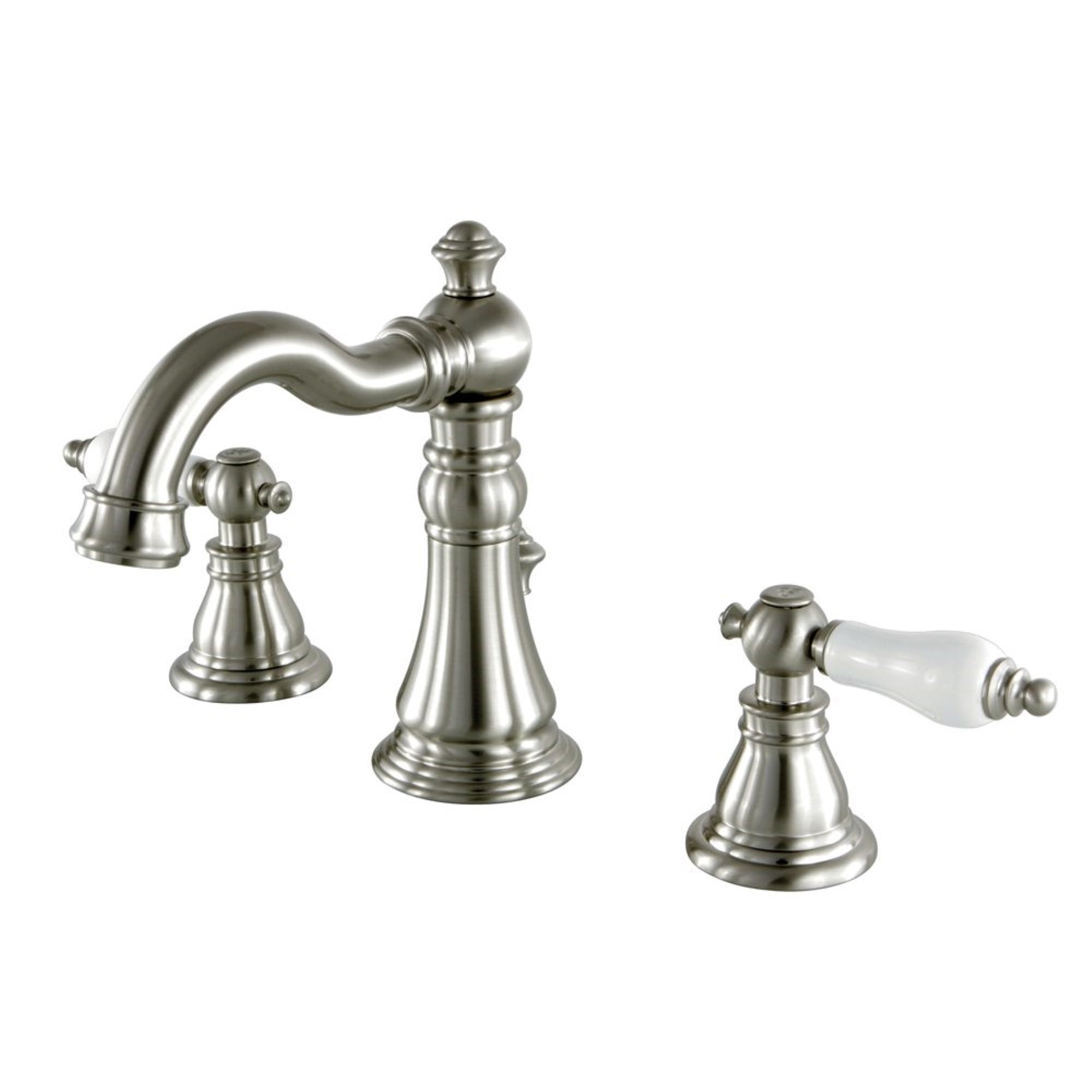 Fauceture Fsc1978Apl American Patriot Widespread Bathroom Faucet, Brushed Nickel
