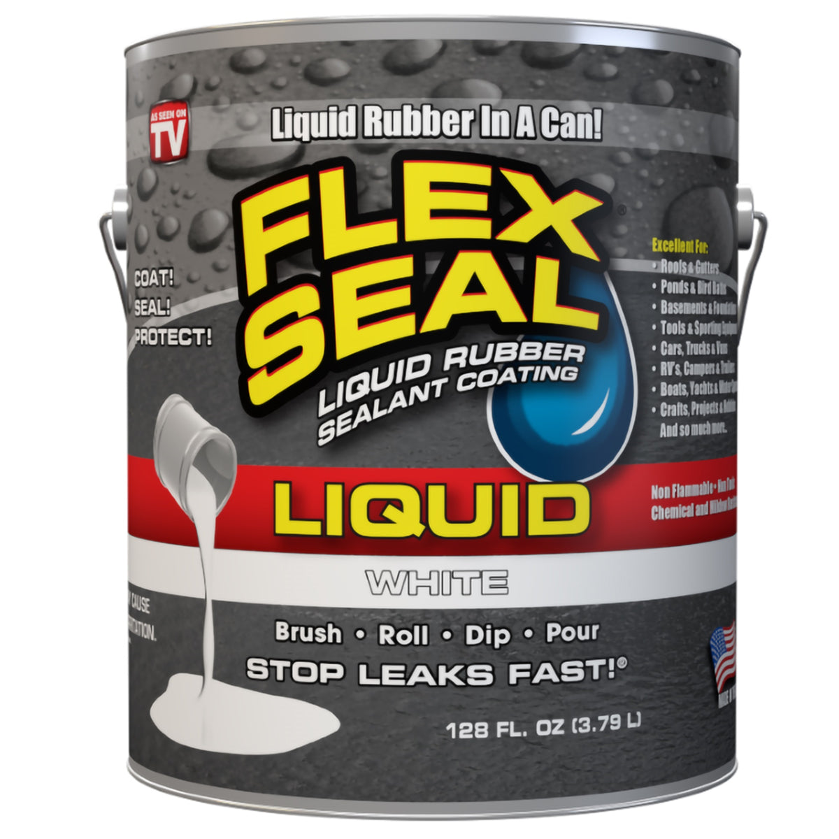 Flex Seal Liquid 1 Gallon White