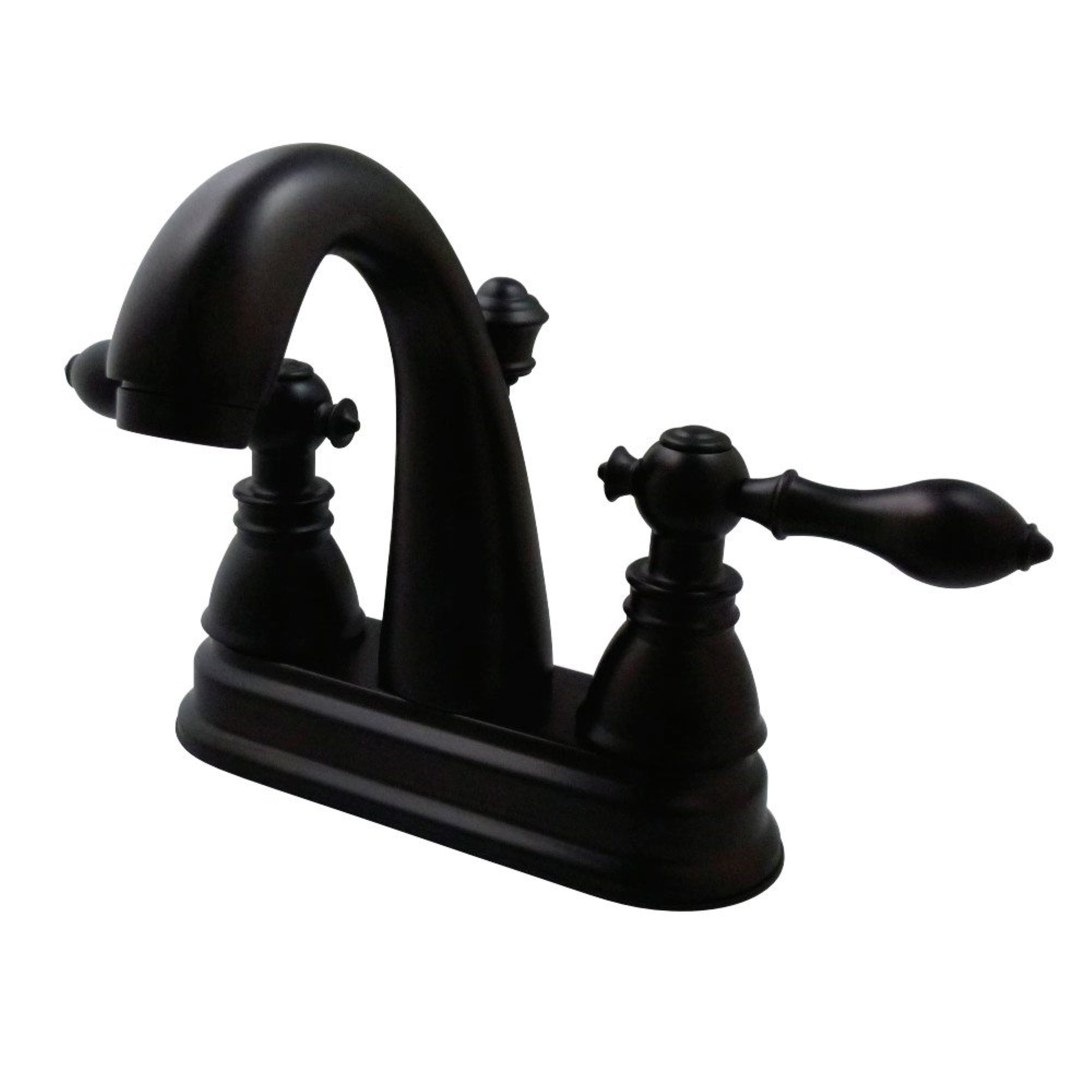 Fauceture Fsy5615Acl American Classic 4 In. Centerset Bathroom Faucet With Plastic Pop-Up, Oil Rubbed Bronze