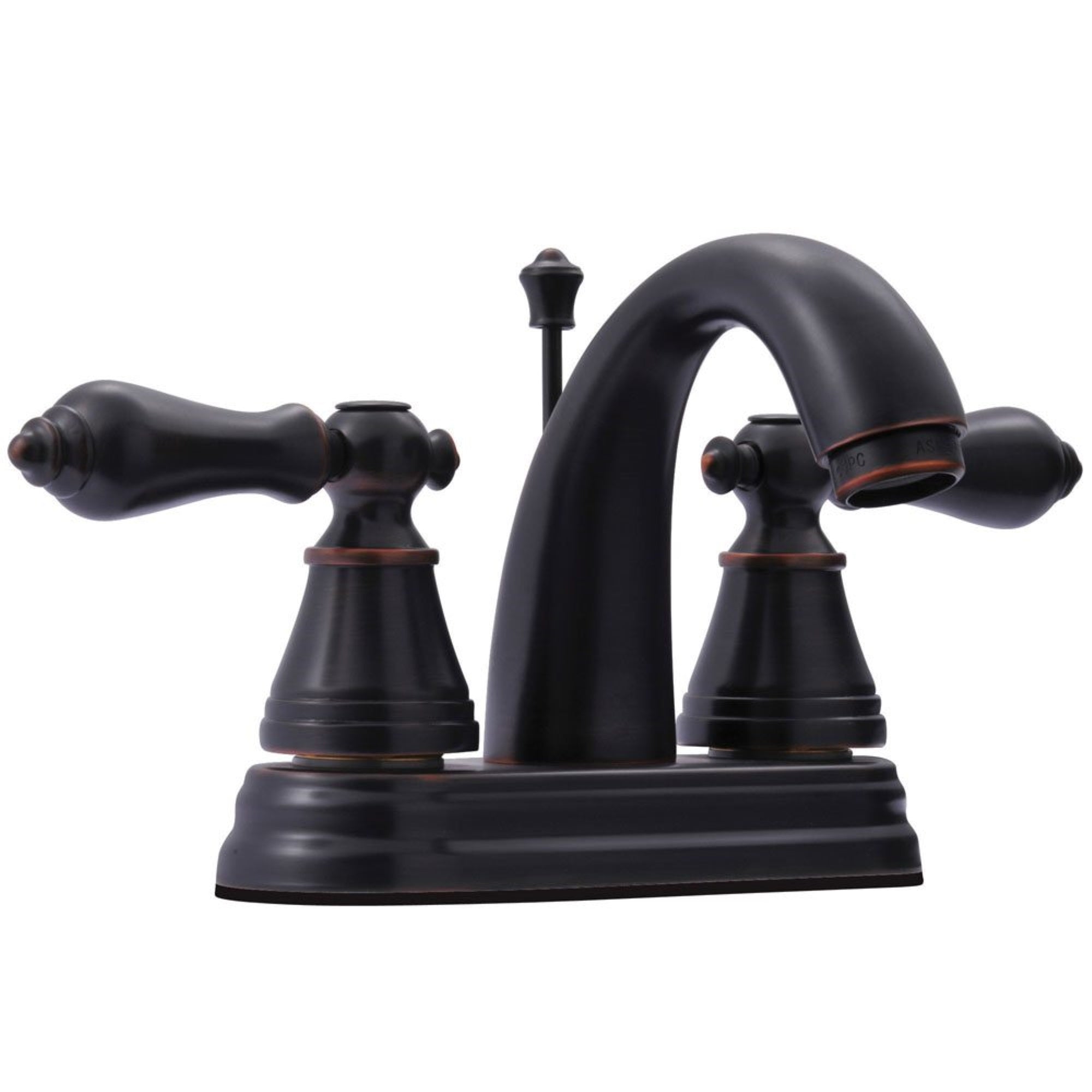 Fauceture Fsy7616Al English Classic 4 In. Centerset Bathroom Faucet With Retail Pop-Up, Naples Bronze