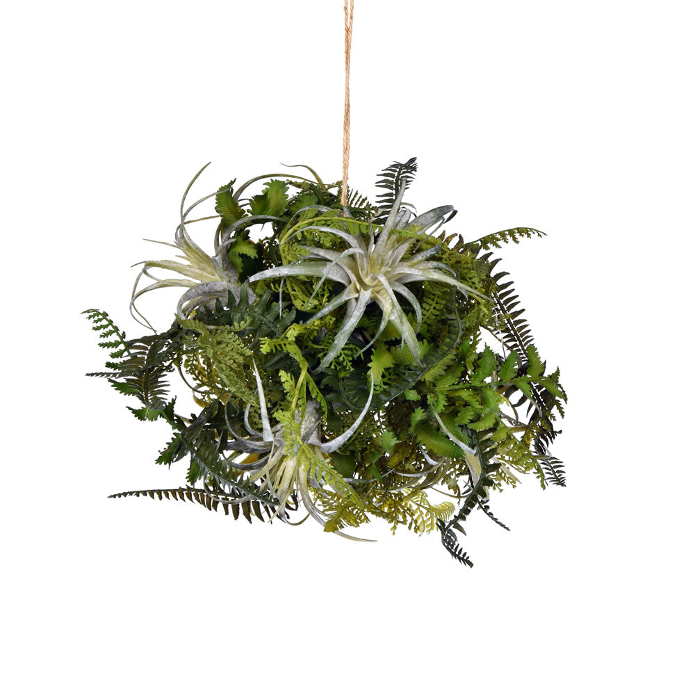 Vickerman 10” Green Fern Ball - FT190303