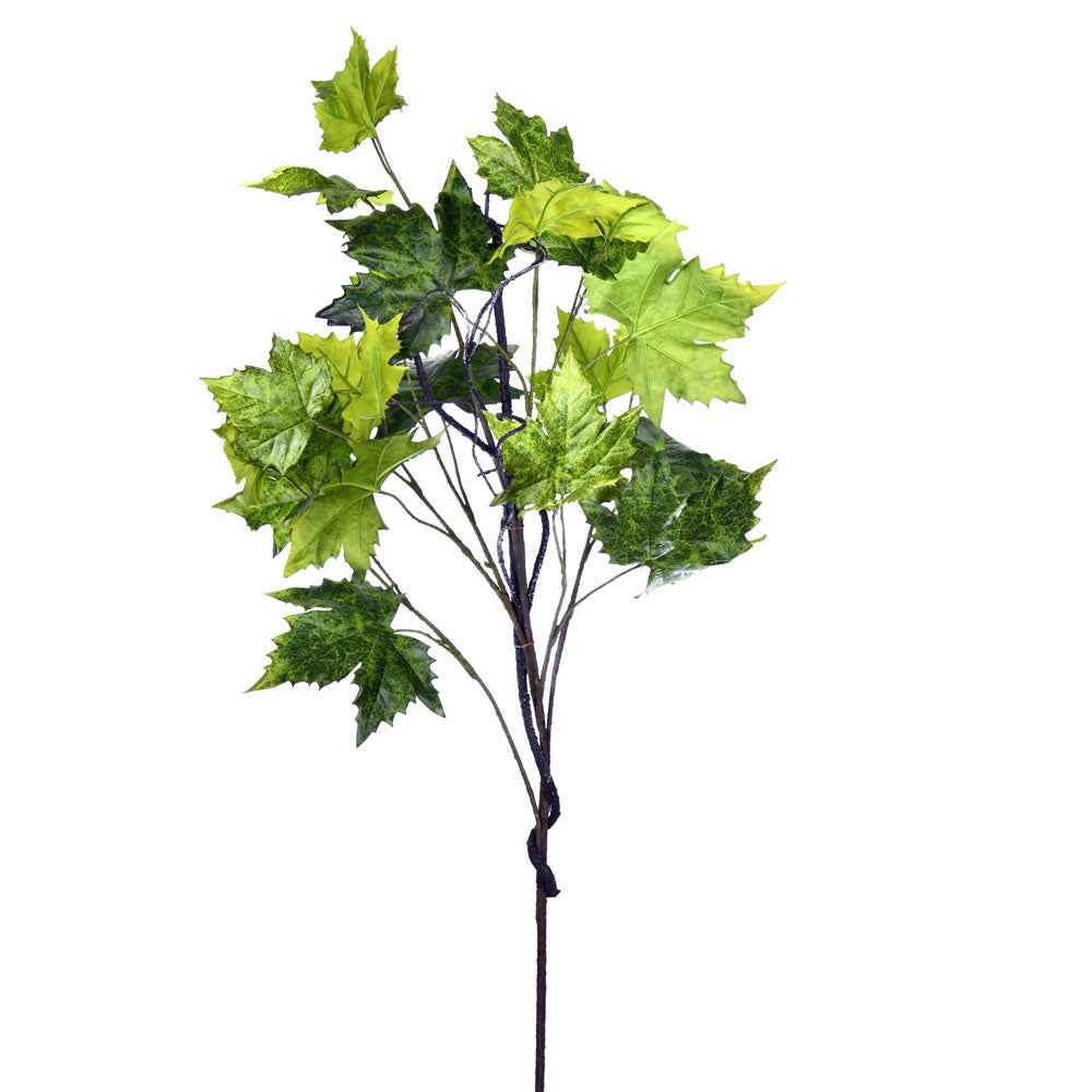 Vickerman 51” Green Platanus Leaf Branch - FT190702