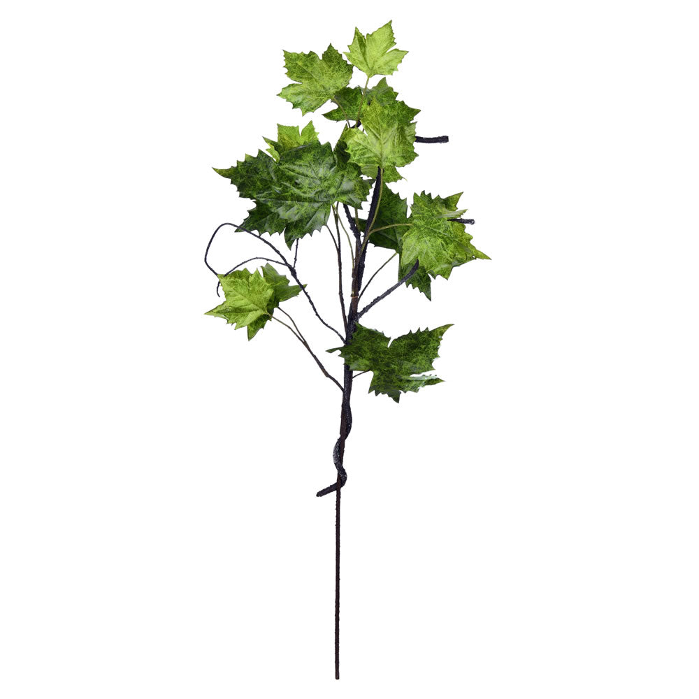 Vickerman 40” Green Plantanus Leaf Spray - FT190704