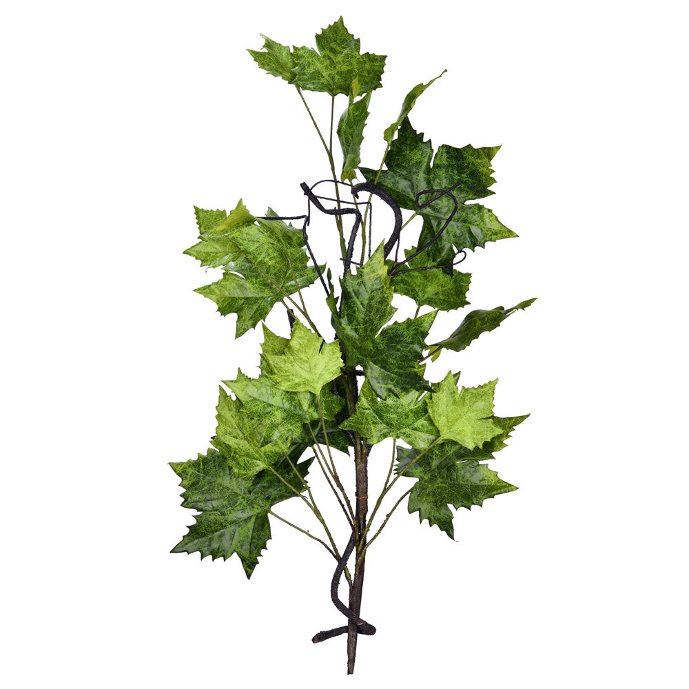 Vickerman 30” Green Plantanus Leaf Swag - FT190706
