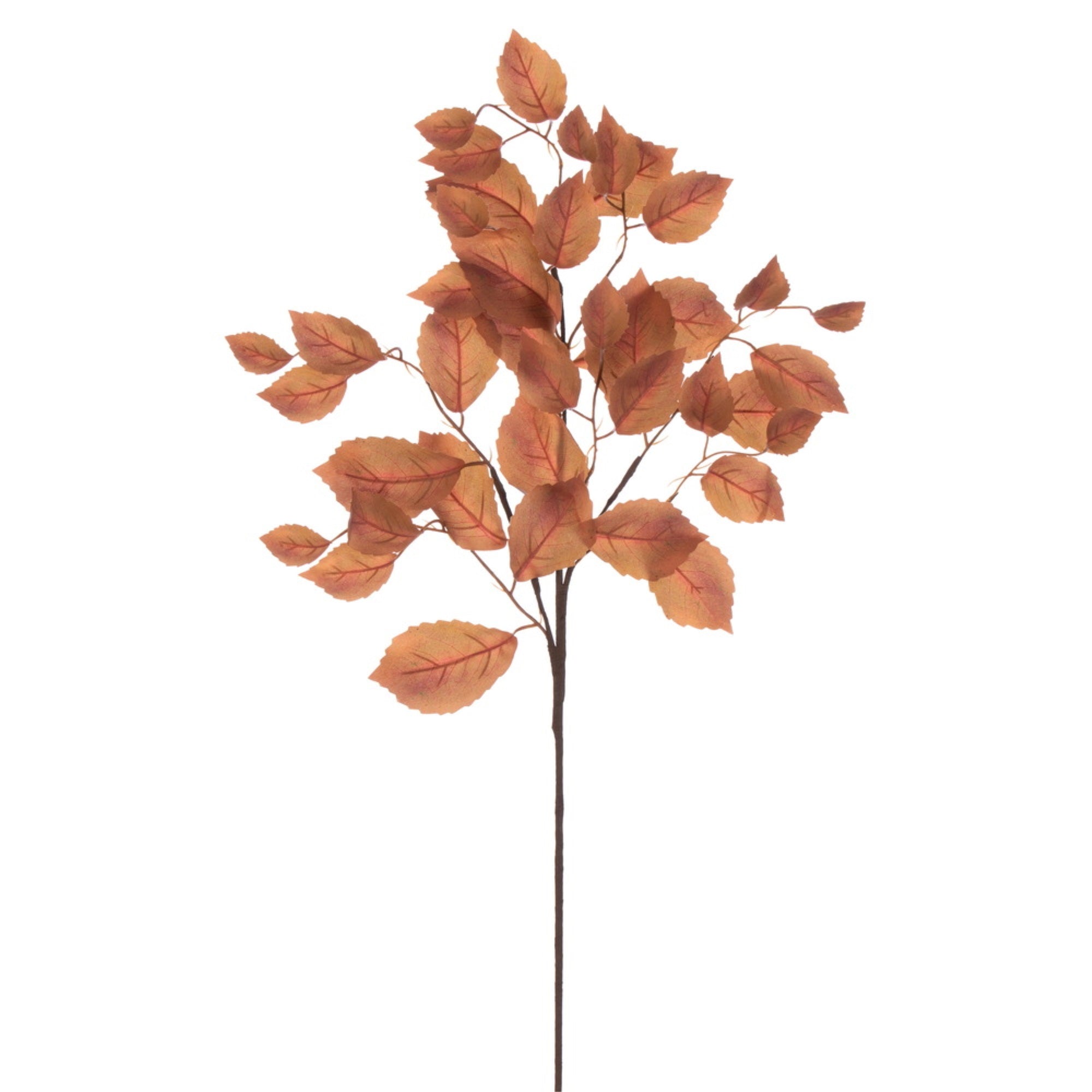 Vickerman 32” Autumn Orange Artificial Leaf Spray 3 per bag.