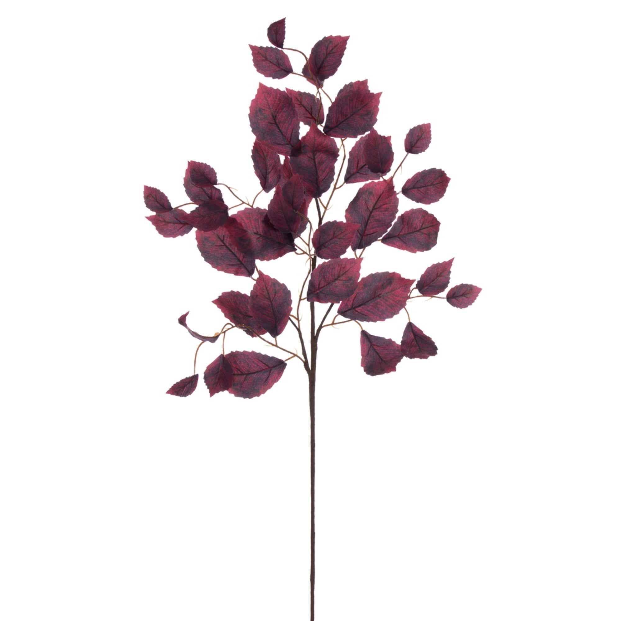 Vickerman 32” Burgundy Artificial Leaf Spray 3 per bag.