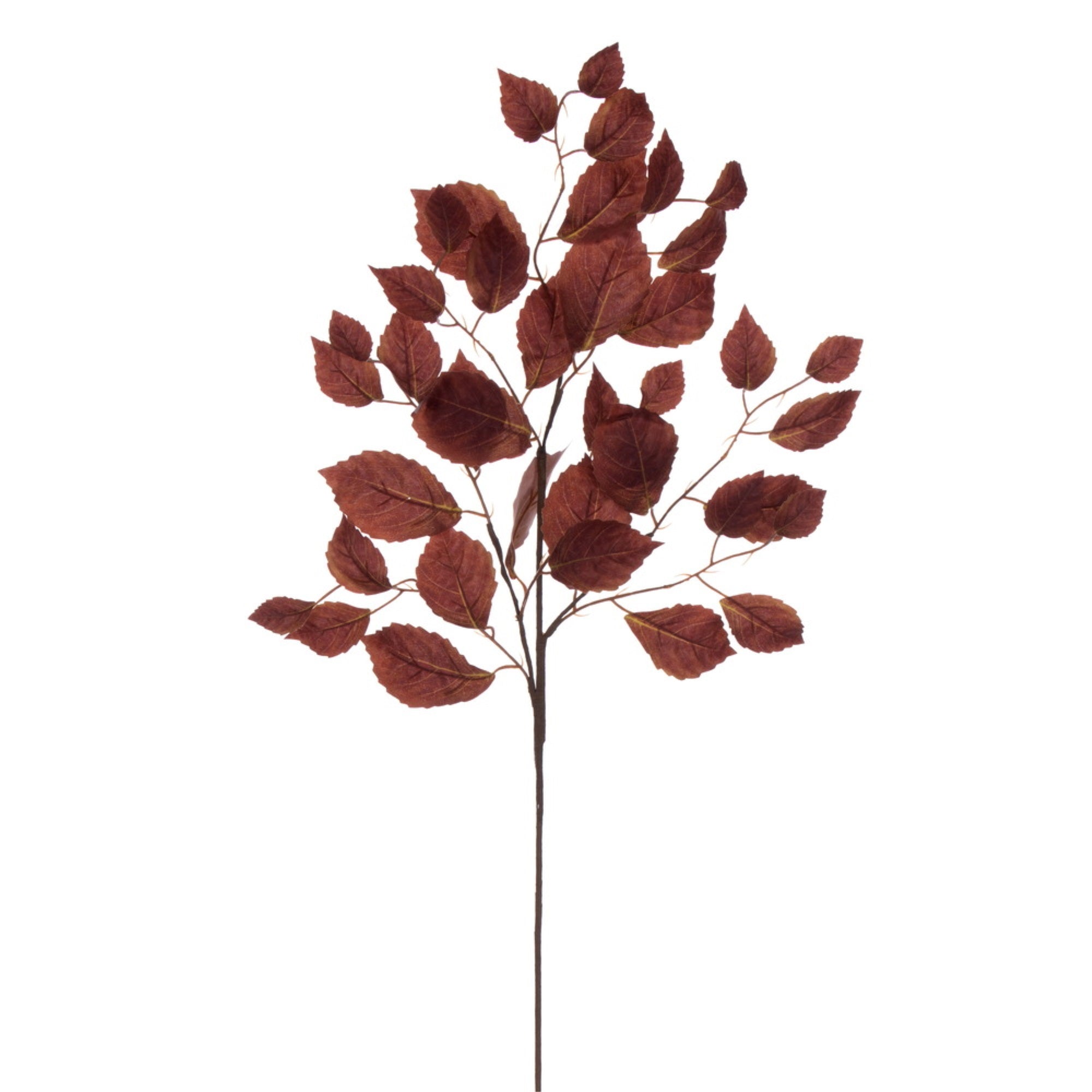 Vickerman 32” Dark Brown Artificial Leaf Spray 3 per bag.