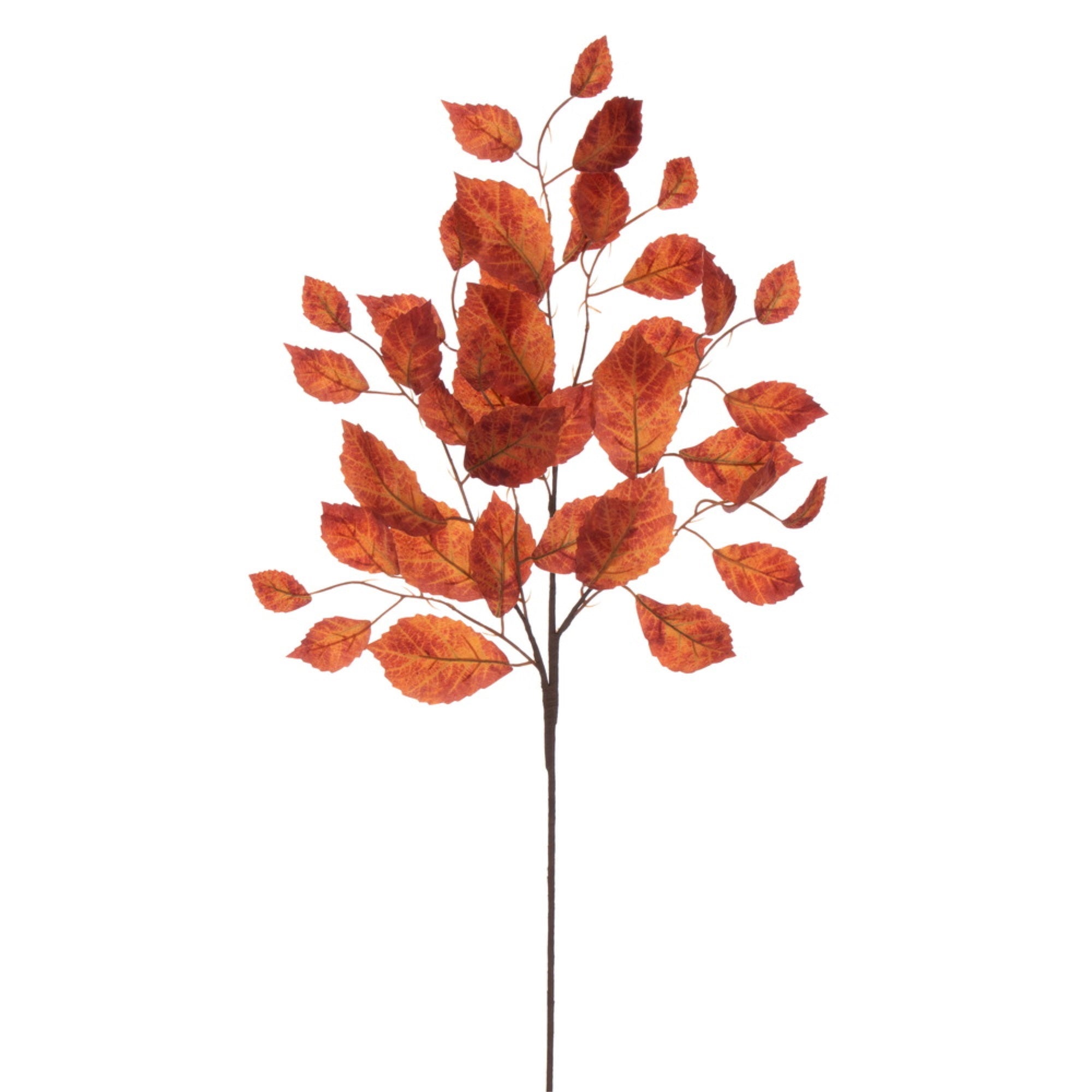 Vickerman 32” Rust Orange Artificial Leaf Spray 3 per bag.