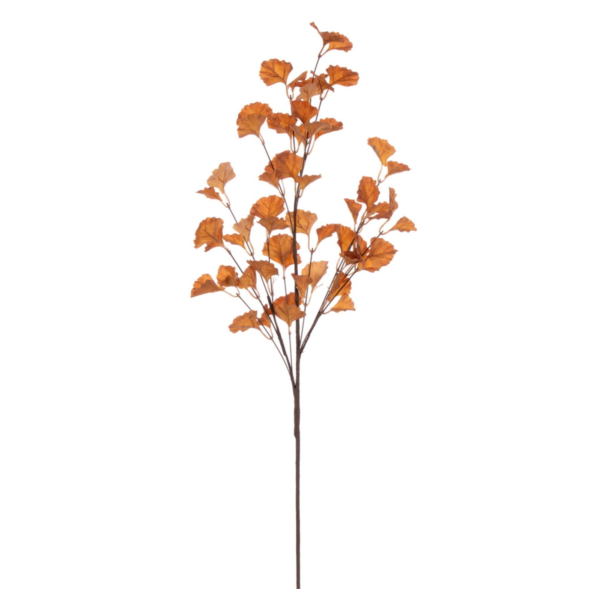 Vickerman 32” Orange Leaf Artificial Leaf Spray 4 per bag.