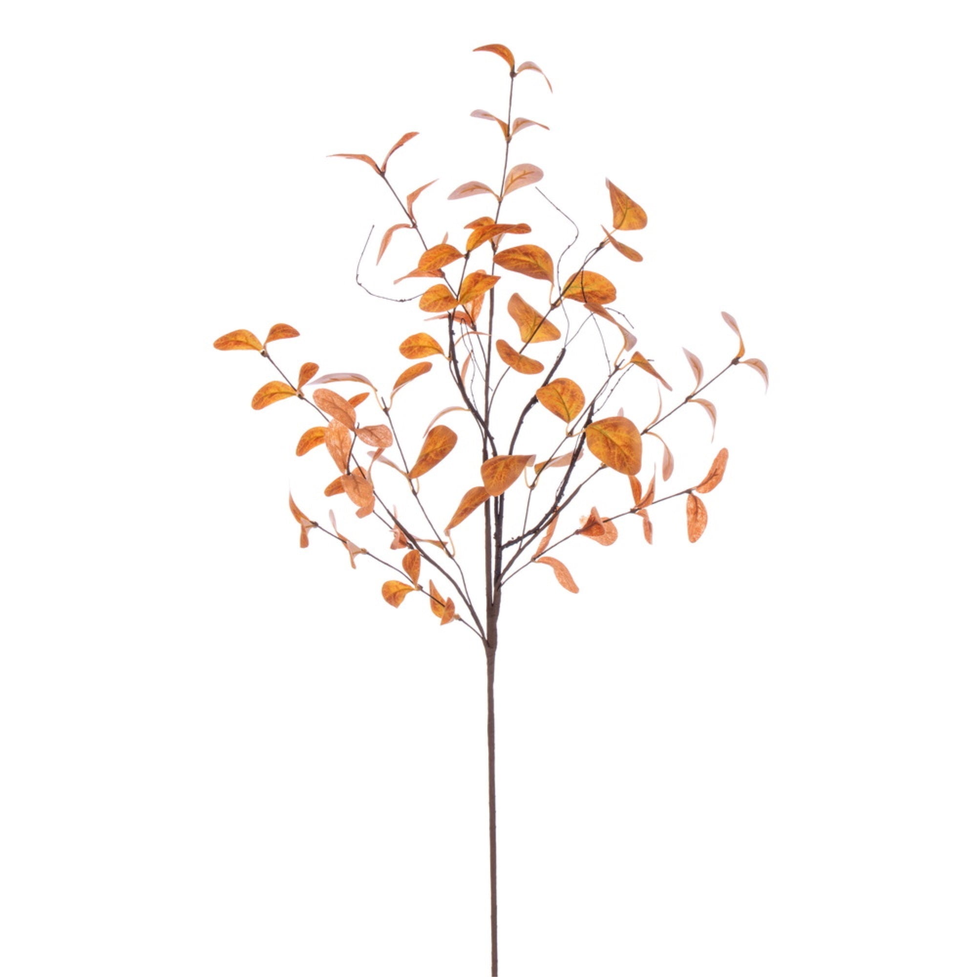 Vickerman 32” Orange Artificial Leaf Spray 2 per bag.