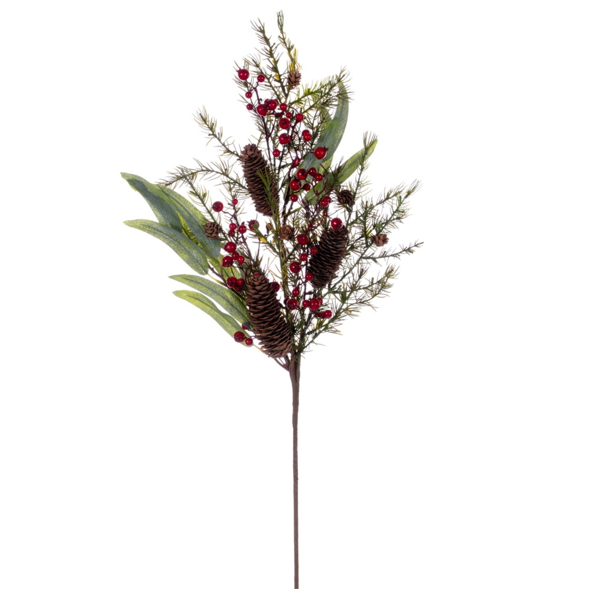 Vickerman 32” Green Artificial Leaf Spray  2 per bag.