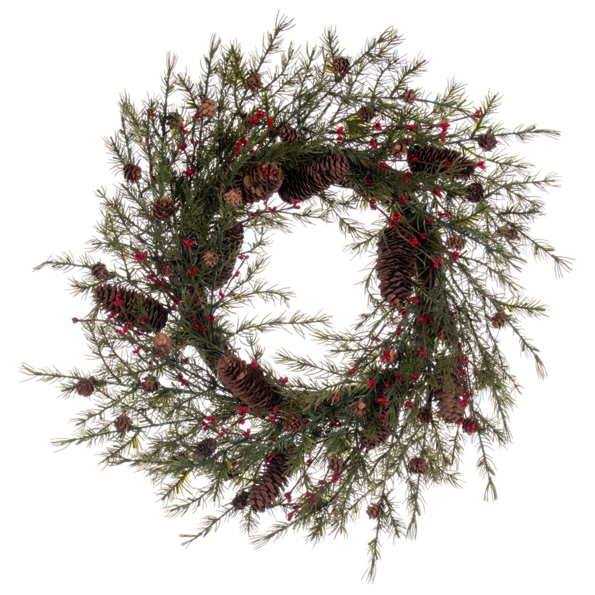 22” Green Leaf Wreath