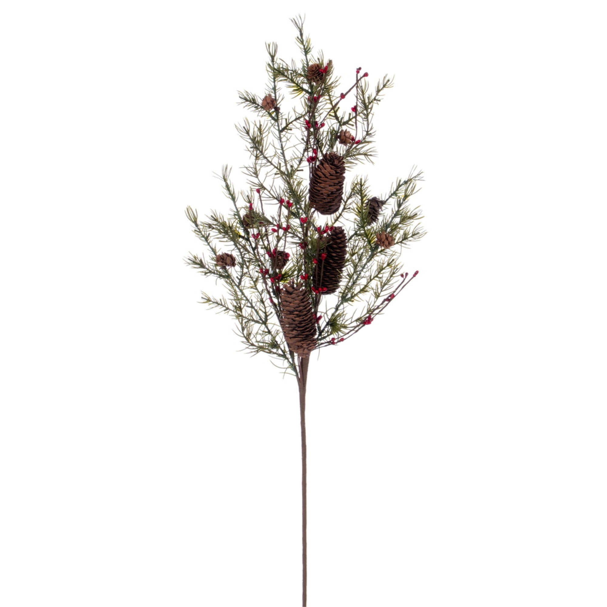 Vickerman 32” Green Artificial Leaf Spray 2 per bag.