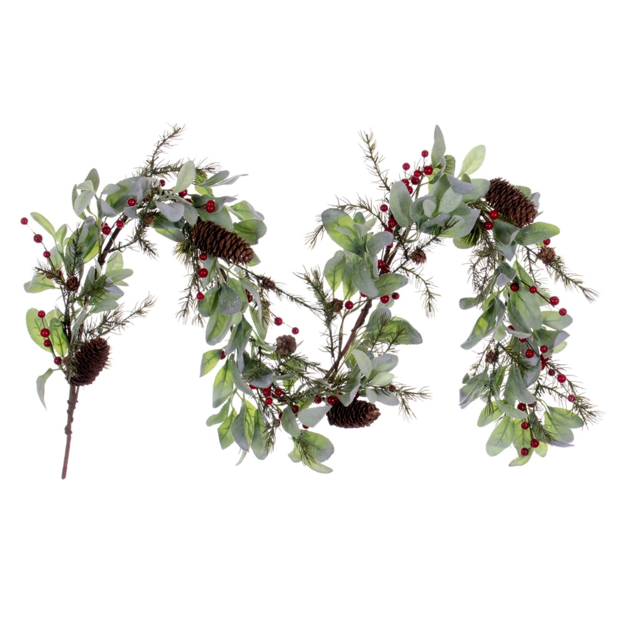 Vickerman 5' Green Artificial Leaf .