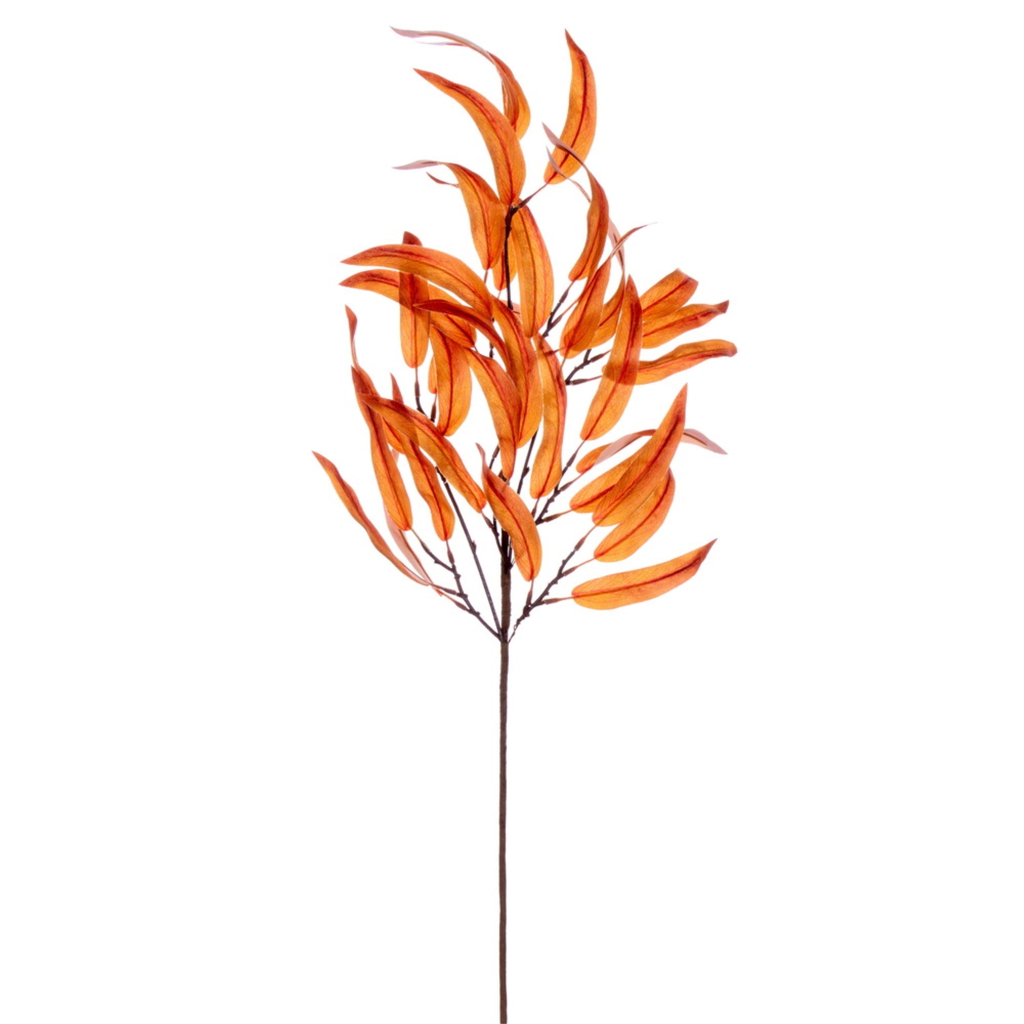 Vickerman 32” Autumn Orange Artificial Leaf Spray 2 per bag.