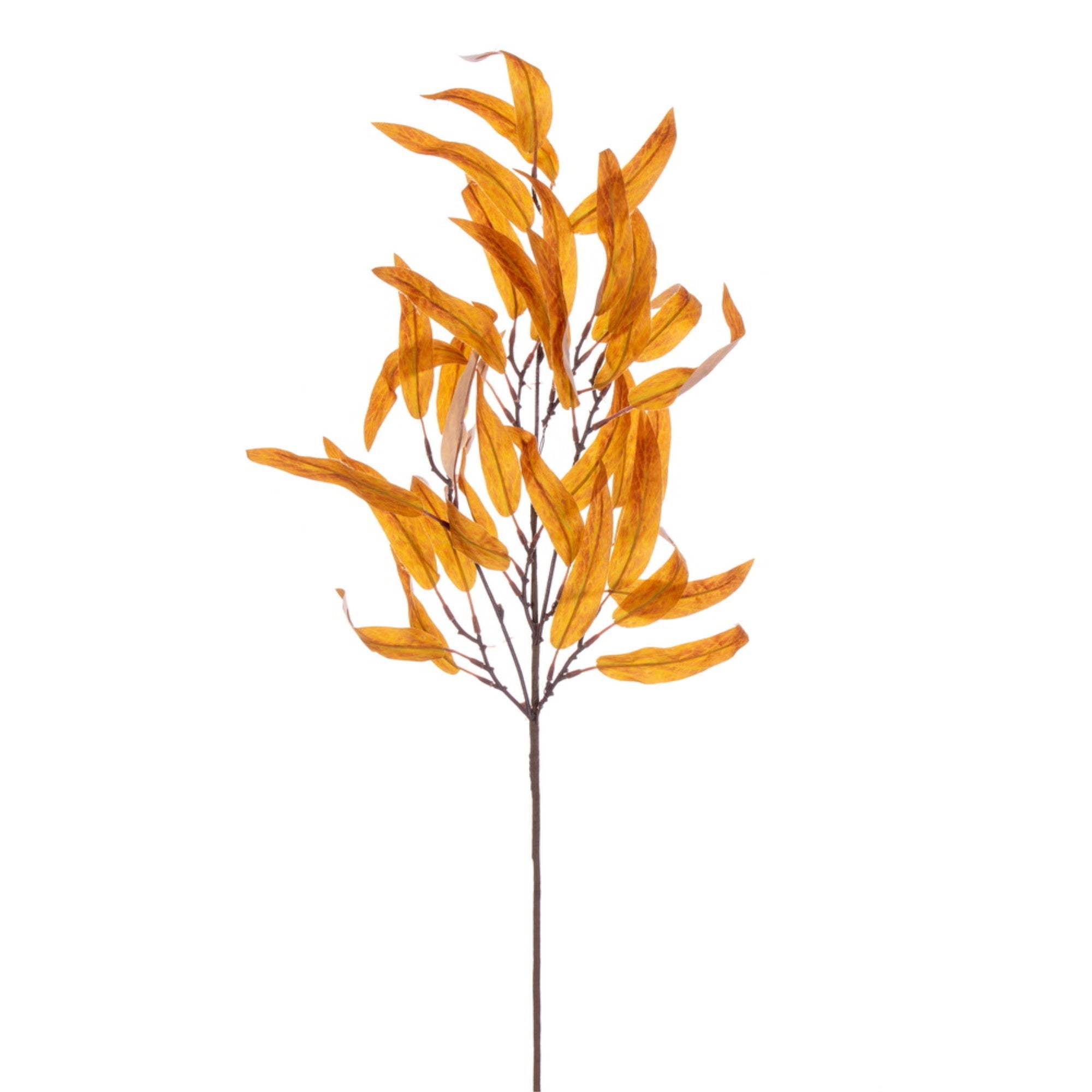 Vickerman 32” Orange Artificial Leaf Spray 2 per bag.