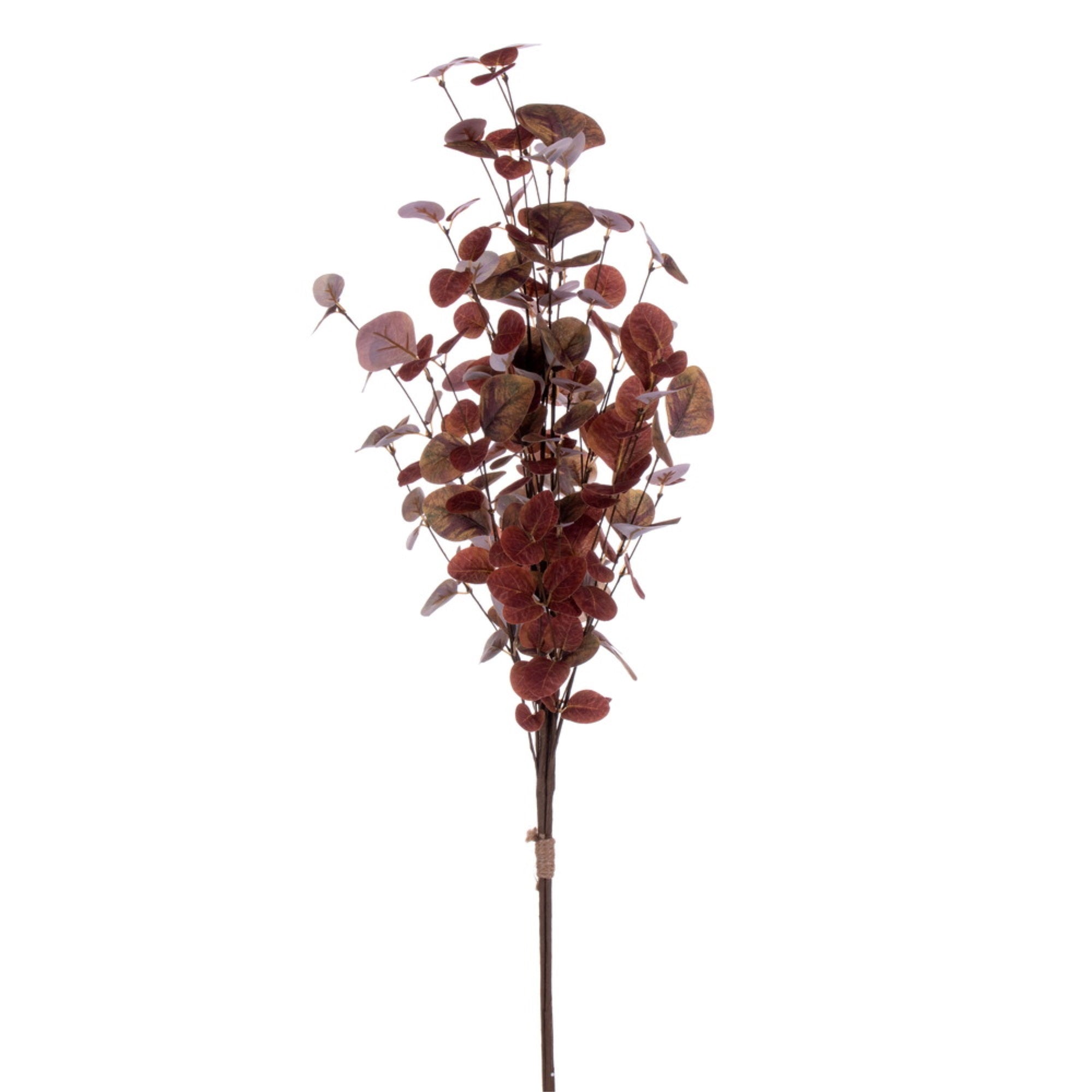 Vickerman 32” Brown Green Artificial Eastern Redbud Leaf Spray. This is an artificial item.
